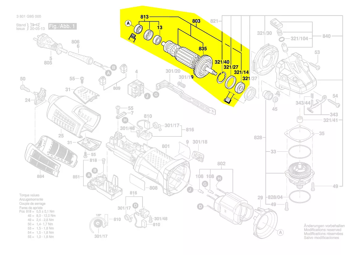 Induit réf. 1 600 A00 D2P Bosch